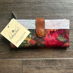 Patricia Nash Multicolor Floral Leather Wallet